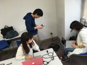ルータ設定中